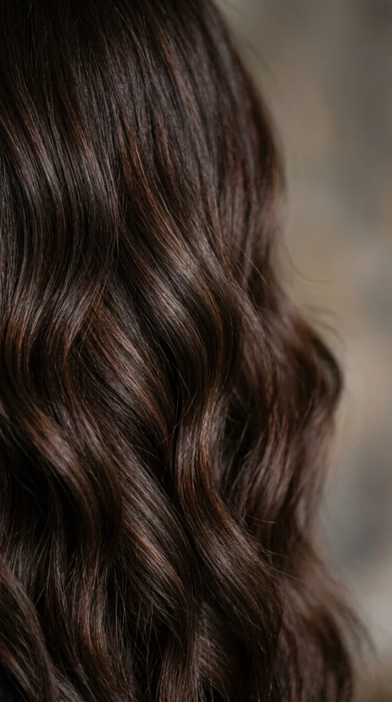 chocolate brown close up